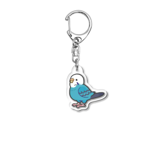 せきせいいんこ Acrylic Key Chain