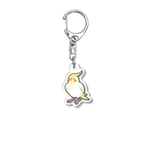 おかめいんこ Acrylic Key Chain