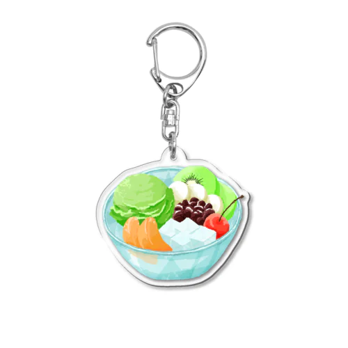 あんみつ Acrylic Key Chain