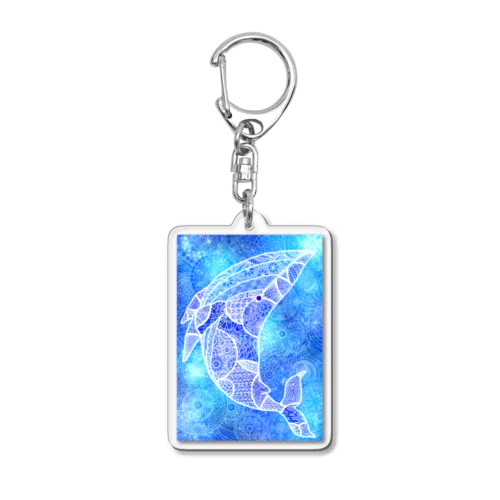 鯨 Acrylic Key Chain