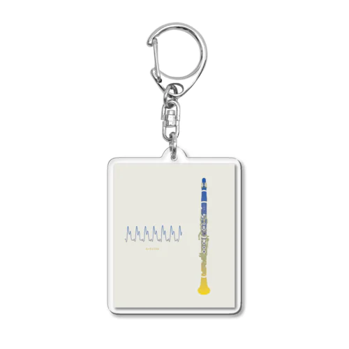 クラリネット音波UKR Acrylic Key Chain