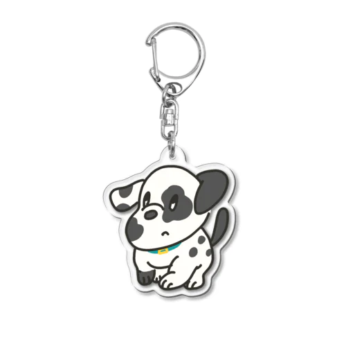 うわめづかいいぬ Acrylic Key Chain