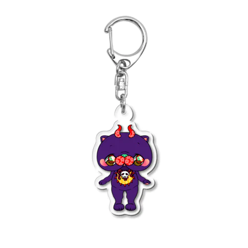 #001（むらさき） Acrylic Key Chain