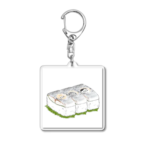 ごはんねこ Acrylic Key Chain