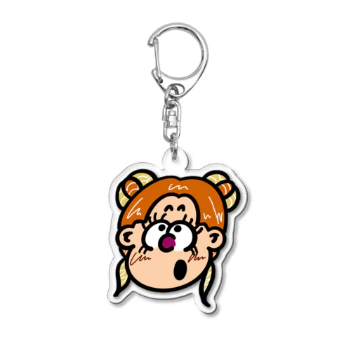 ぽかーん3 Acrylic Key Chain