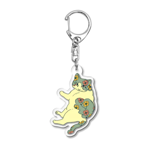 naco's 春キャット Acrylic Key Chain