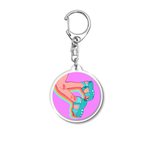 あし Acrylic Key Chain