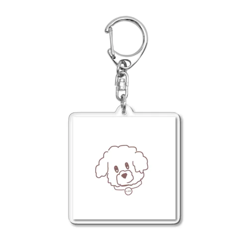 ぷーぶる シンプル Acrylic Key Chain