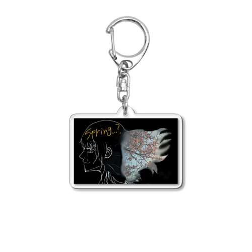 桜のように散らないで Acrylic Key Chain