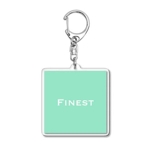 Finest グリーン Acrylic Key Chain