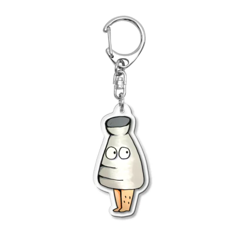 すね毛とっくり Acrylic Key Chain