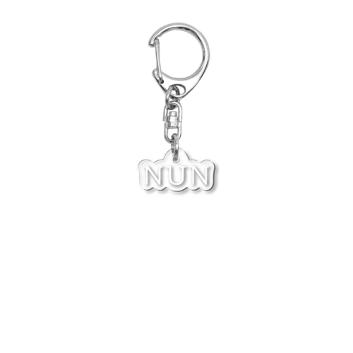 nun logo Acrylic Key Chain