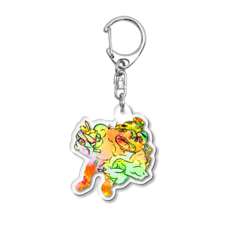 だいだらぼっち大暴れ Acrylic Key Chain