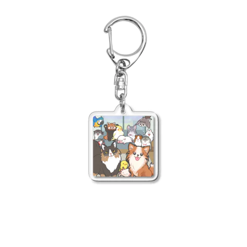 あにまるーむキーホルダー Acrylic Key Chain