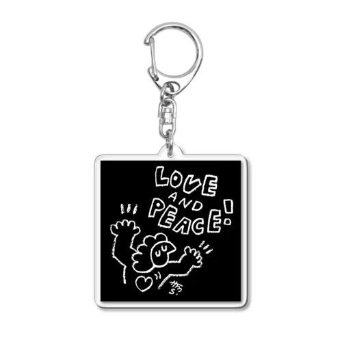 LOVE & PEACE! Acrylic Key Chain