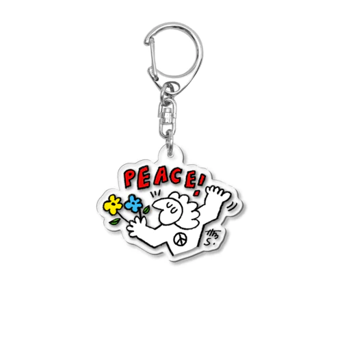 PEACE! Acrylic Key Chain