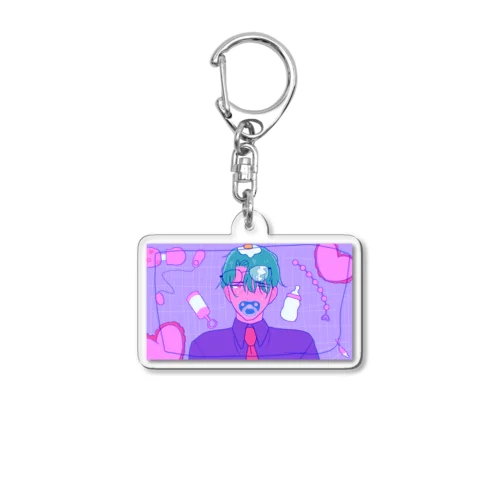 おじさんと大人のおもちゃ Acrylic Key Chain