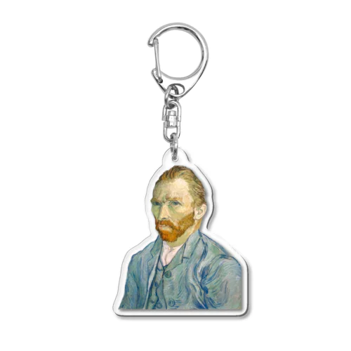 ゴッホの自画像(1889)　キーホルダ Acrylic Key Chain