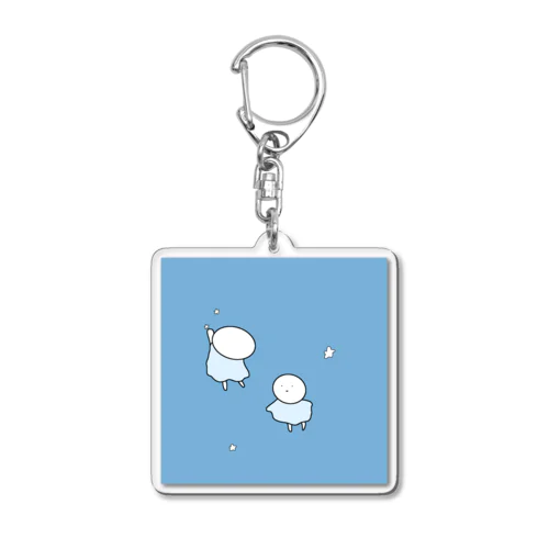 星を集める子供 Acrylic Key Chain