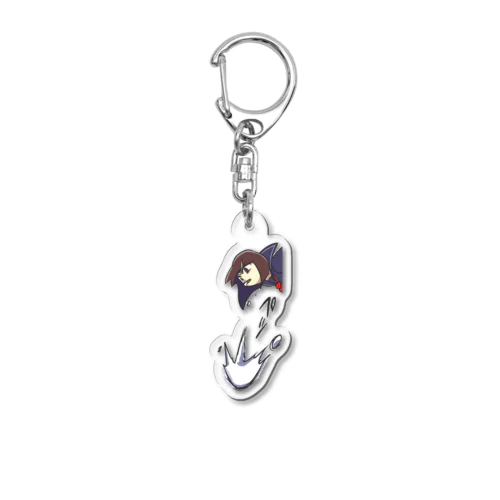 つばを吐くうじ子～それでも人間レオンくん～ Acrylic Key Chain