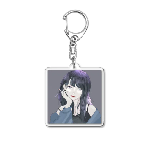 めるめる（お茶ver） Acrylic Key Chain