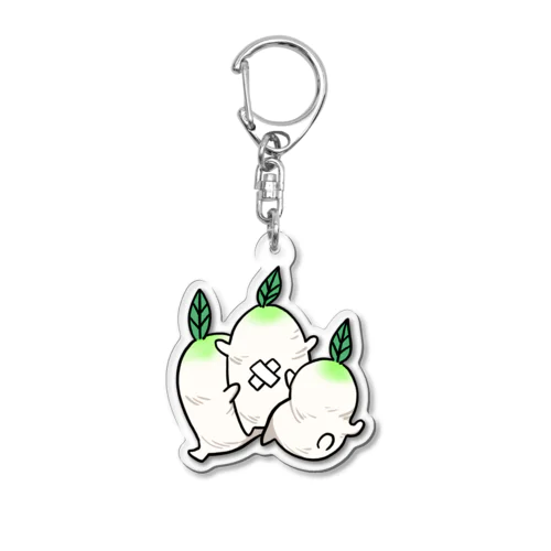 使い魔のダイコンちゃん Acrylic Key Chain