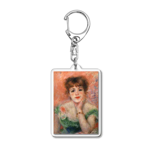 女優ジャンヌ・サマリーの肖像　ルノワール Acrylic Key Chain