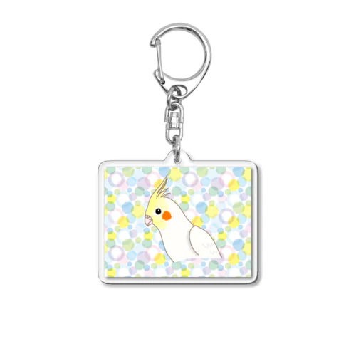 オカメいんこちゃん Acrylic Key Chain