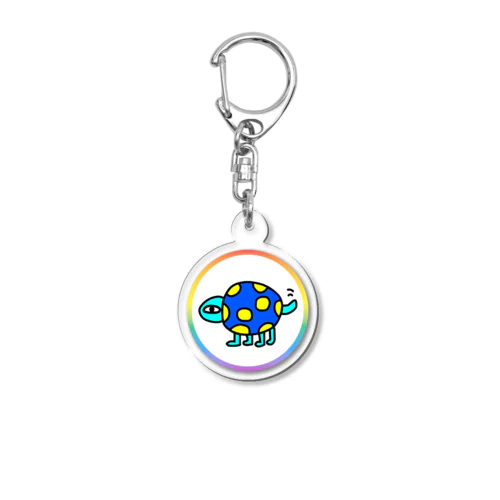 かめきち Acrylic Key Chain