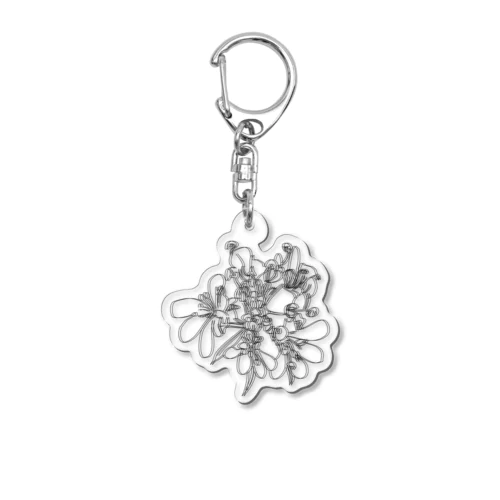 パクチーの花 Acrylic Key Chain