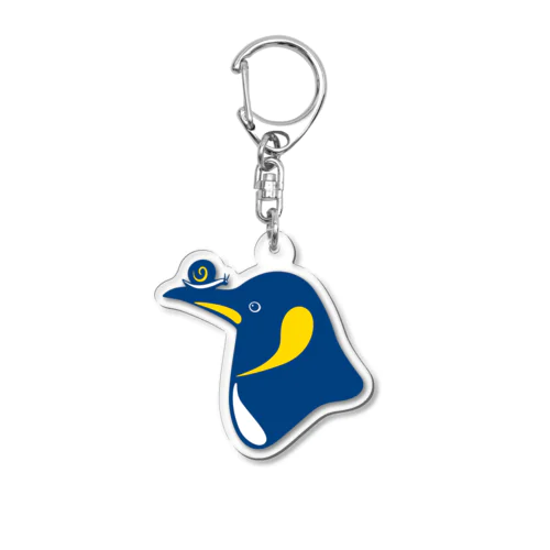 カタツムリとペンギン（現在販売停止中） Acrylic Key Chain