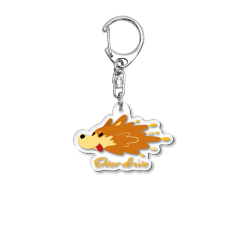 （小型用）柴犬オーバードライブ Acrylic Key Chain