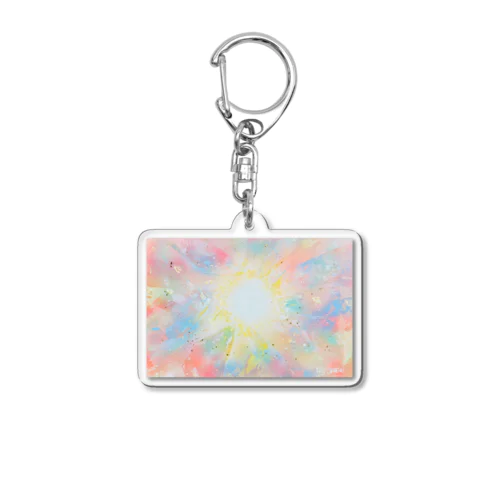 Earth healing Acrylic Key Chain