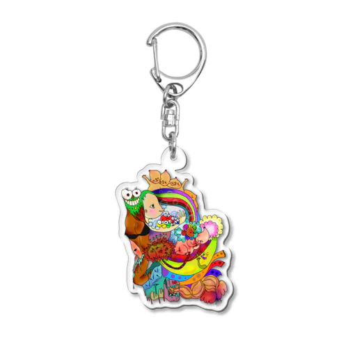 子孫繁栄 Acrylic Key Chain