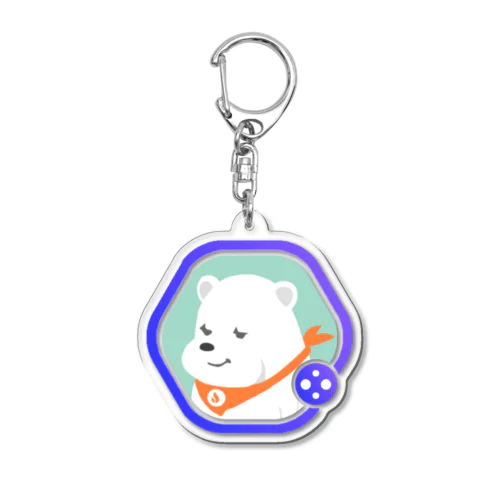 スペース中のパンドミさん Acrylic Key Chain