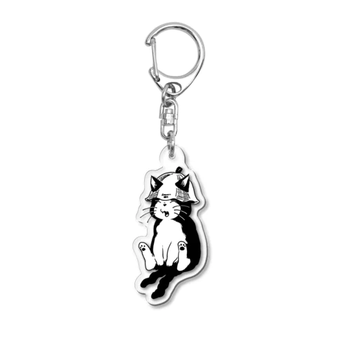 サウナ中にゃー Acrylic Key Chain