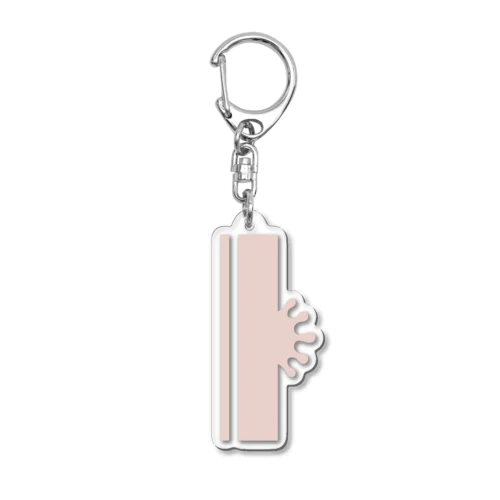 ミルククラウンライン　PINK（L) Acrylic Key Chain