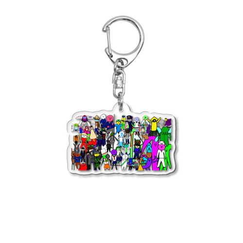 大集合キモ Acrylic Key Chain