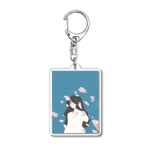 さくらの中のあなた Acrylic Key Chain