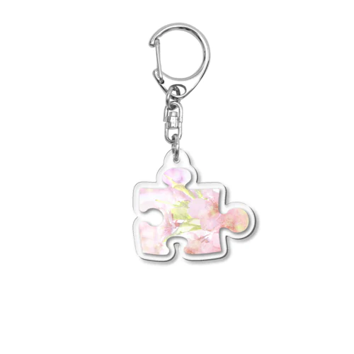 Spring Color one-piece Acrylic Key Chain