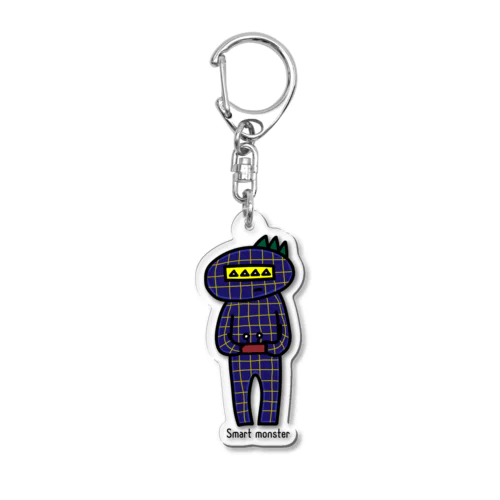 Smart monster Acrylic Key Chain