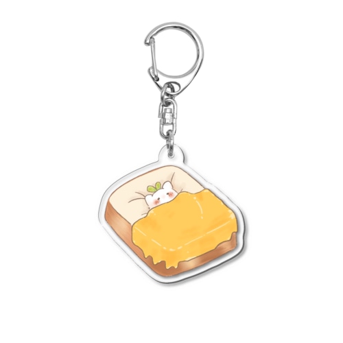 チーズトースト【妖精のもふぅ】 Acrylic Key Chain