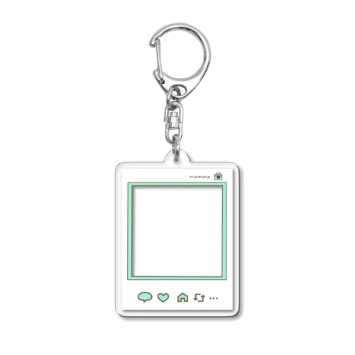 Memories frame Acrylic Key Chain