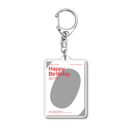 365HBD_204（03.30） Acrylic Key Chain