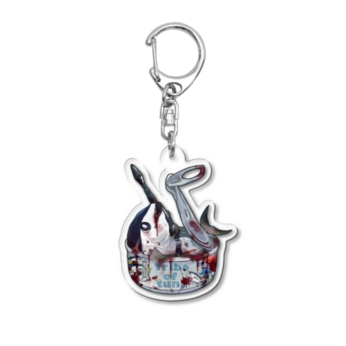 復讐のまぐろ部族キー Acrylic Key Chain