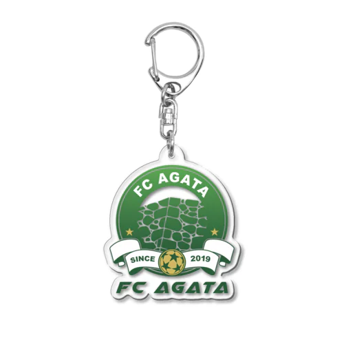 FC延岡AGATA「公式ロゴグッズ」 アクリルキーホルダー