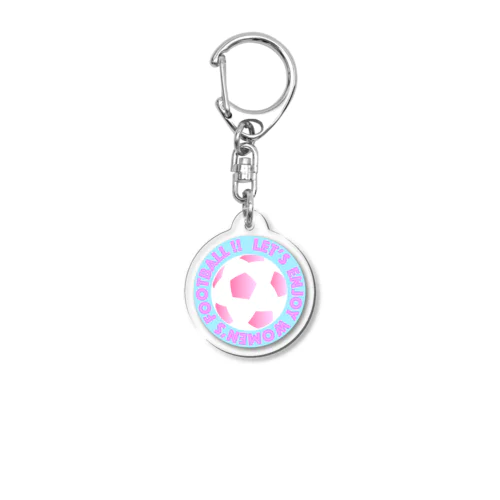 Enjoy女子サッカー Acrylic Key Chain