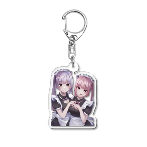 にゃんこ Acrylic Key Chain