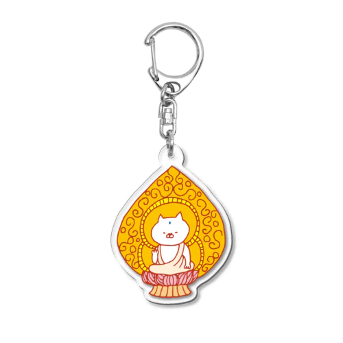 お釈迦猫様 Acrylic Key Chain