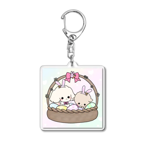 風香ちゃん涼香ちゃんイースターバージョン Acrylic Key Chain